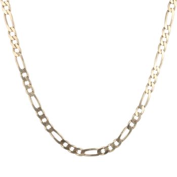 9ct Yellow Gold Figaro Chain 24"