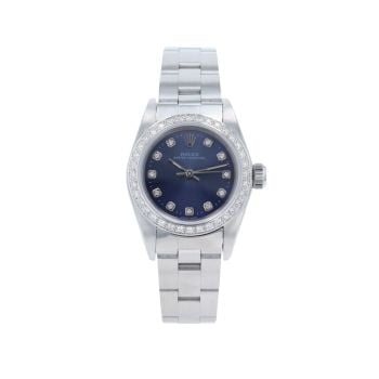 Rolex Custom Oyster Perpetual Pre Owned Watch Ref 67180
