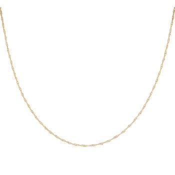 22ct Yellow Gold Twisted Chain 16"