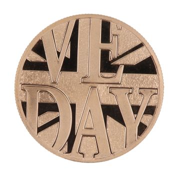 2020 75th Anniversary VE Day Victory In Europe Isle of Man Full Sovereign Coin Boxed