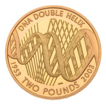 2003 Elizabeth II UK 2 Pounds Double Sovereign Coin