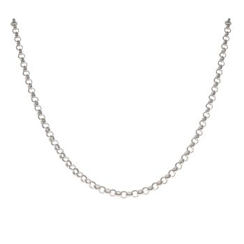 Silver Belcher Chain 20"