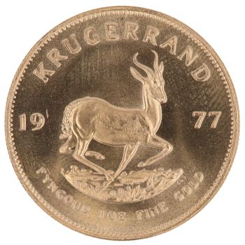 1977 1oz South Africa Krugerrand Coin