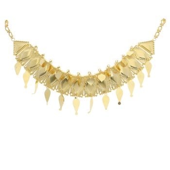 14ct Yellow Gold Collarette Fancy Chain 16"