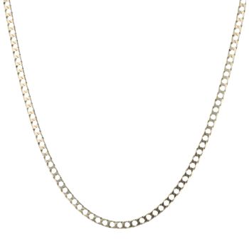 9ct Yellow Gold Curb Chain 18"