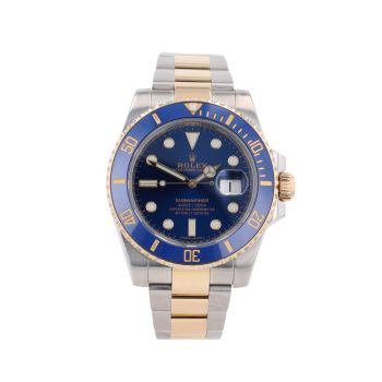 Rolex Submariner 'Bluesy' Pre Owned Watch Ref 116613LB