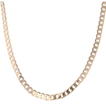 9ct Yellow Gold Curb Chain 20"