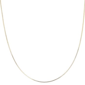 9ct Yellow Gold Box Chain 24"