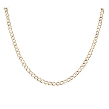 9ct Yellow Gold Curb Chain 20"