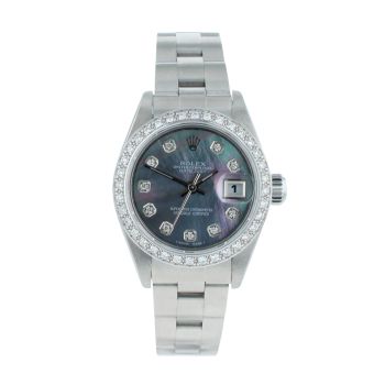 Rolex Custom Oyster Perpetual Date Pre Owned Watch Ref 79160