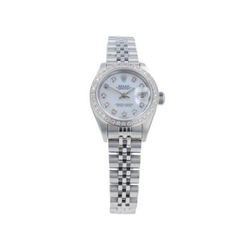 Rolex Custom Datejust Pre Owned Watch Ref 79160