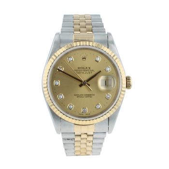 Rolex Datejust Pre Owned Watch Ref 16233