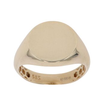 14ct Yellow Gold Signet Ring