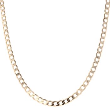 9ct Yellow Gold Curb Chain 28"