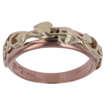 9ct Yellow and Rose Gold Tree Of Life Clogau Ring
