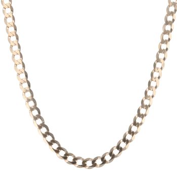 9ct Yellow Gold Curb Chain 20"