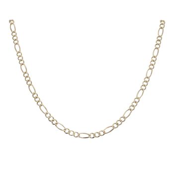 9ct Yellow Gold Figaro Chain 30"