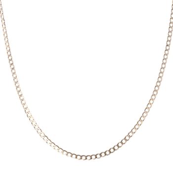 9ct Yellow Gold Curb Chain 20"