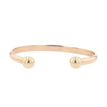 9ct Yellow Gold Torque Bangle