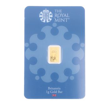 1g The Royal Mint Ingot Sealed