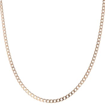 9ct Yellow Gold Curb Chain 24"