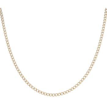 9ct Yellow Gold Curb Chain 16"