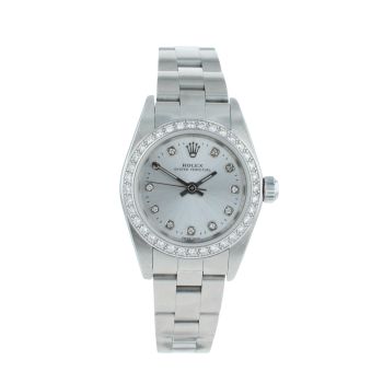 Rolex Custom Oyster Perpetual Pre Owned Watch Ref 76080