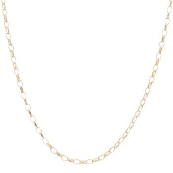 9ct Yellow Gold Belcher Chain 18"