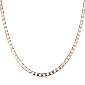 9ct Yellow Gold Curb Chain 18"