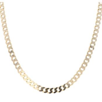 9ct Yellow Gold Curb Chain 18"
