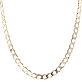 9ct Yellow Gold Curb Chain 20"