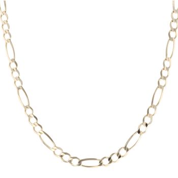 9ct Yellow Gold Figaro Chain 24"