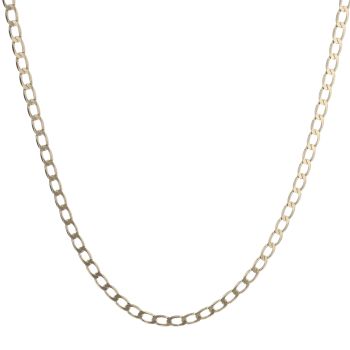 9ct Yellow Gold Curb Chain 20"