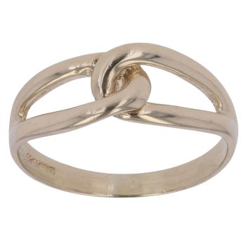 9ct Yellow Gold Interlocking Fancy Ring