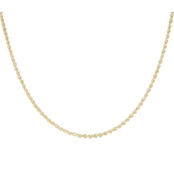 14ct Yellow Gold Children's Rope Chain 14"