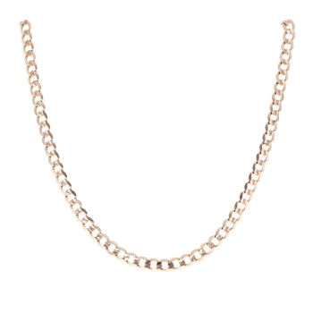 9ct Yellow Gold Curb Chain 20"