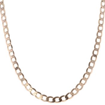 9ct Yellow Gold Curb Chain 20"