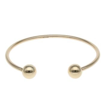 9ct Yellow Gold Torque Bangle