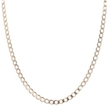 9ct Yellow Gold Curb Chain 22"