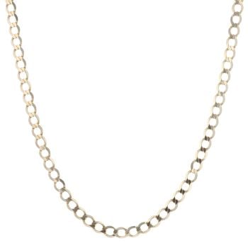 9ct Yellow Gold Curb Chain 18"