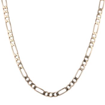 9ct Yellow Gold Figaro Chain 20"