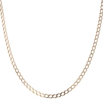 9ct Yellow Gold Curb Chain 24"