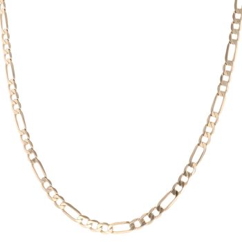 9ct Yellow Gold Figaro Chain 22"
