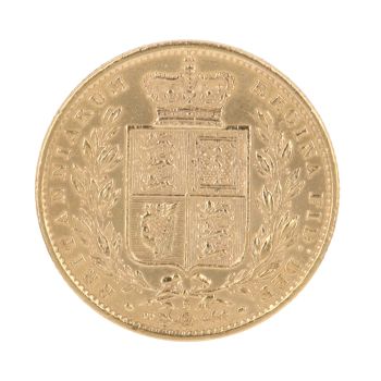 1872 Victoria Full Sovereign Coin
