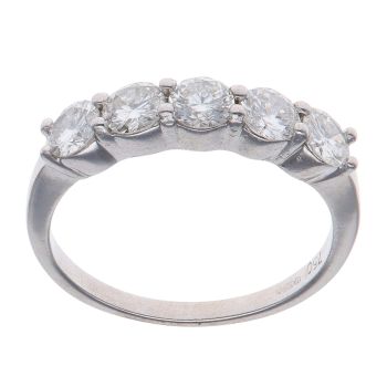 18ct White Gold 1.00ct Brilliant Cut Diamond Eternity Ring