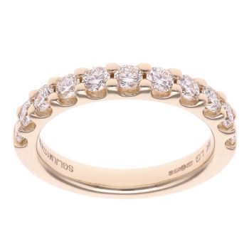 9ct Yellow Gold 1.00ct Brilliant Cut Lab Grown Diamond Eternity Ring