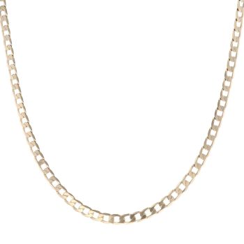 9ct Yellow Gold Curb Chain 20"