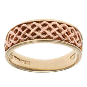 9ct Yellow and Rose Gold Clogau Celtic Band 6.5mm