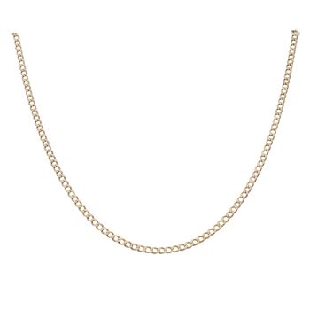 9ct Yellow Gold Curb Chain 22"