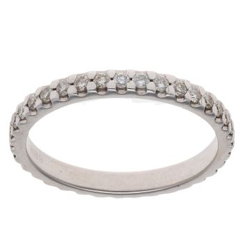 14ct White Gold 0.70ct Brilliant Cut Diamond Full Eternity Ring